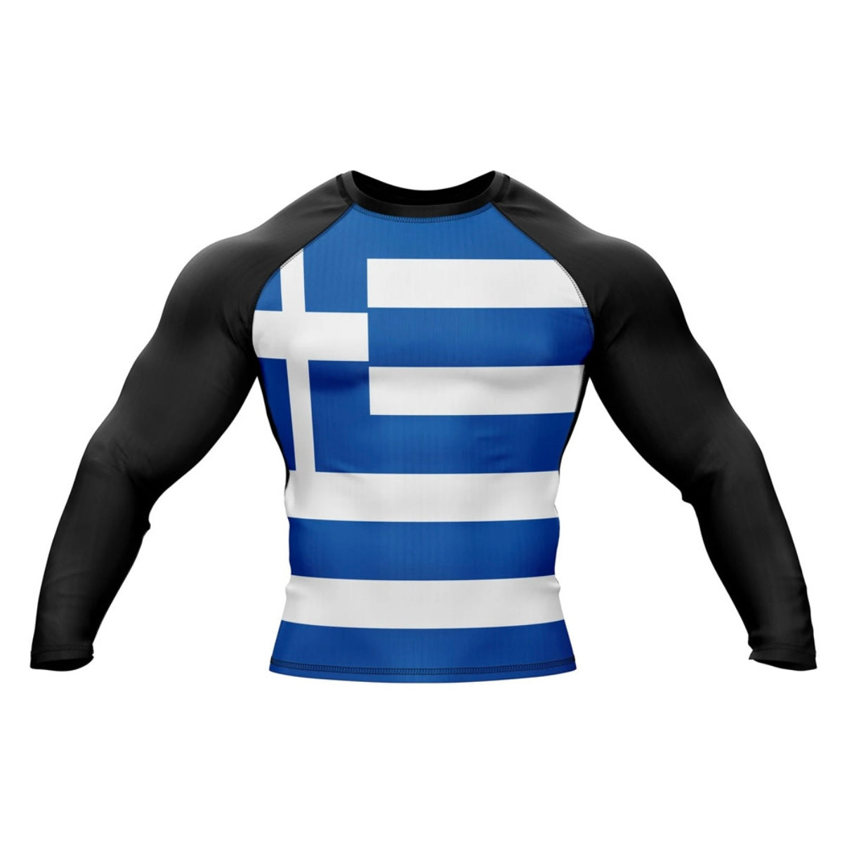 Greece (Hellada) Premium Rash Guard - LONG OR SHORT SLEEVE