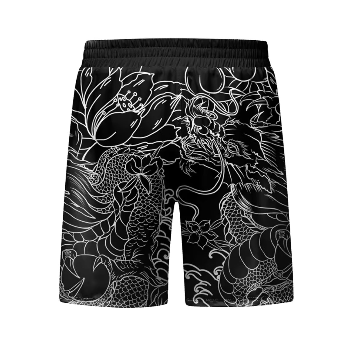 Dragon Roller Premium BJJ No Gi / MMA Set. Rash Guard, Shorts & Spats