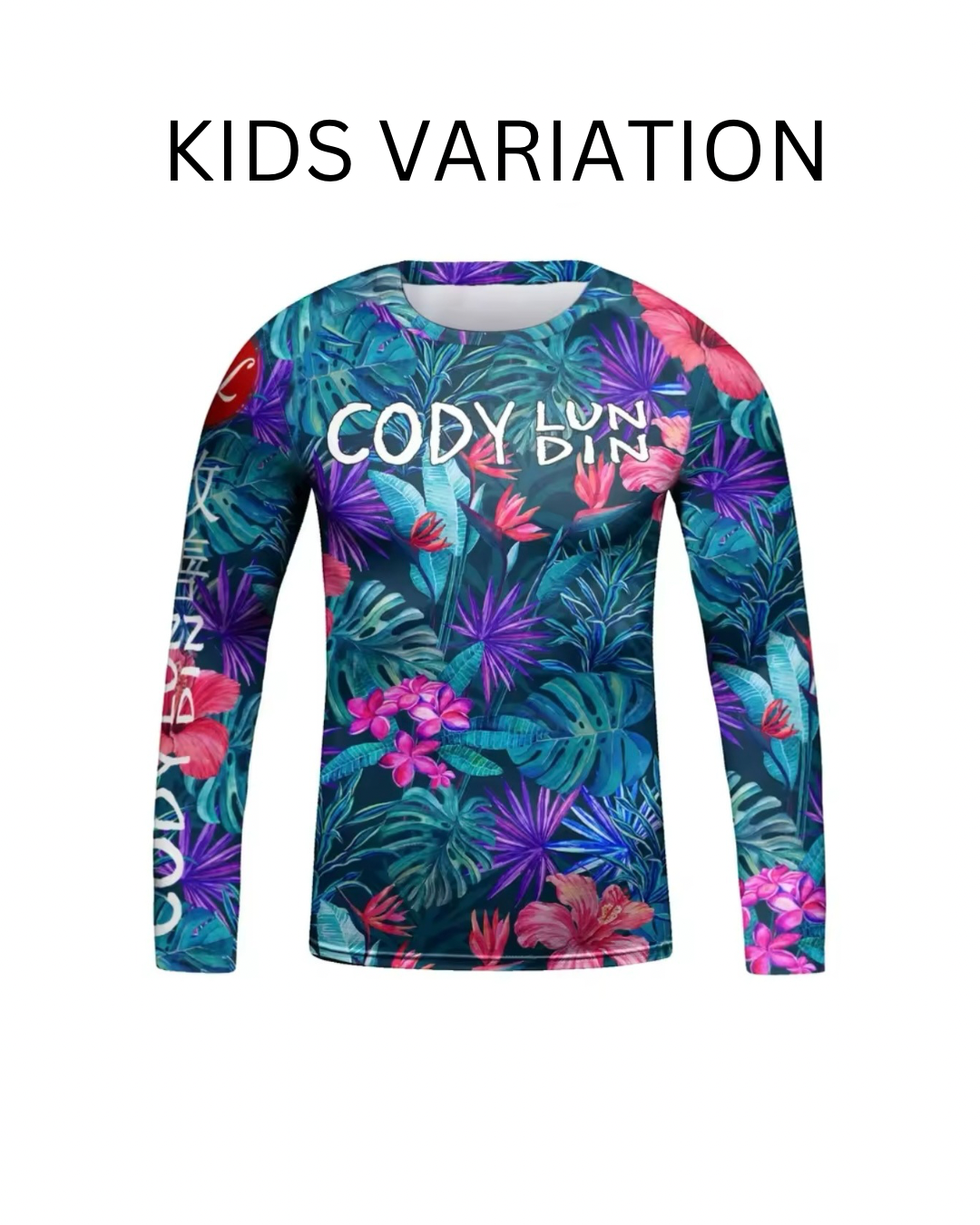 Flower Premium BJJ No Gi / MMA Set. Rash Guard, Shorts & Spats