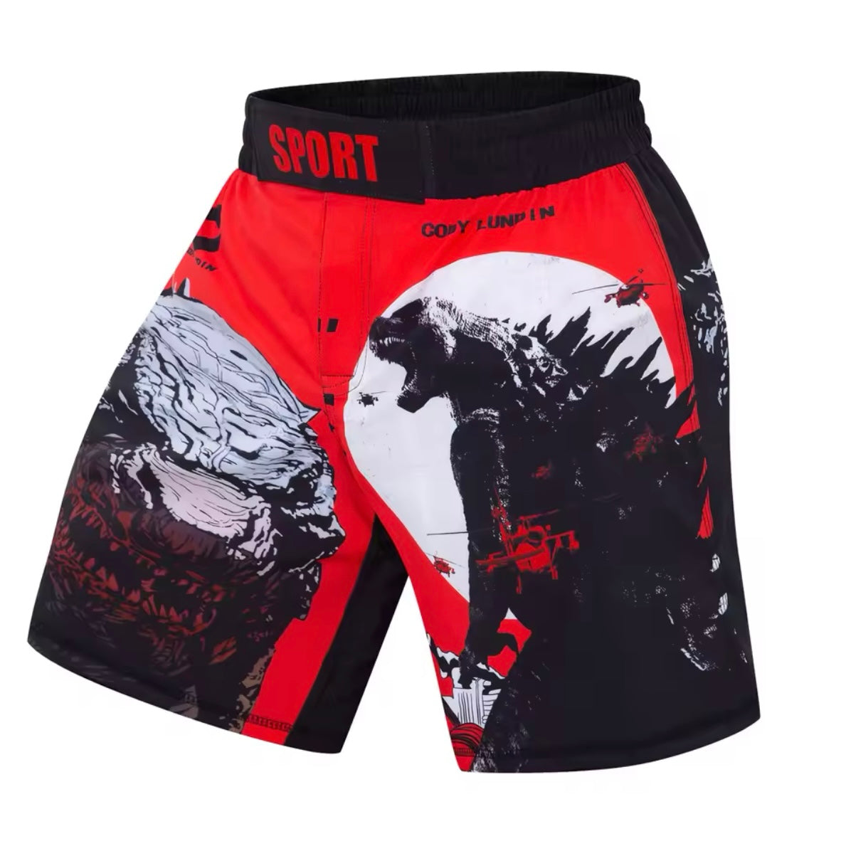 Godzilla Premium BJJ No Gi / MMA Set. Rash Guard, Shorts & Spats