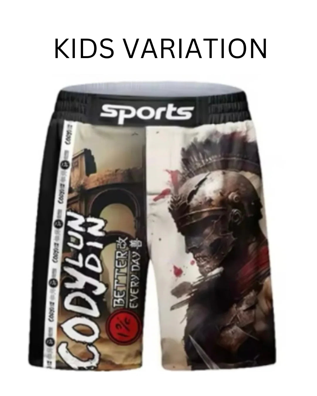 Gladiator Premium BJJ No Gi / MMA Grappling Shorts