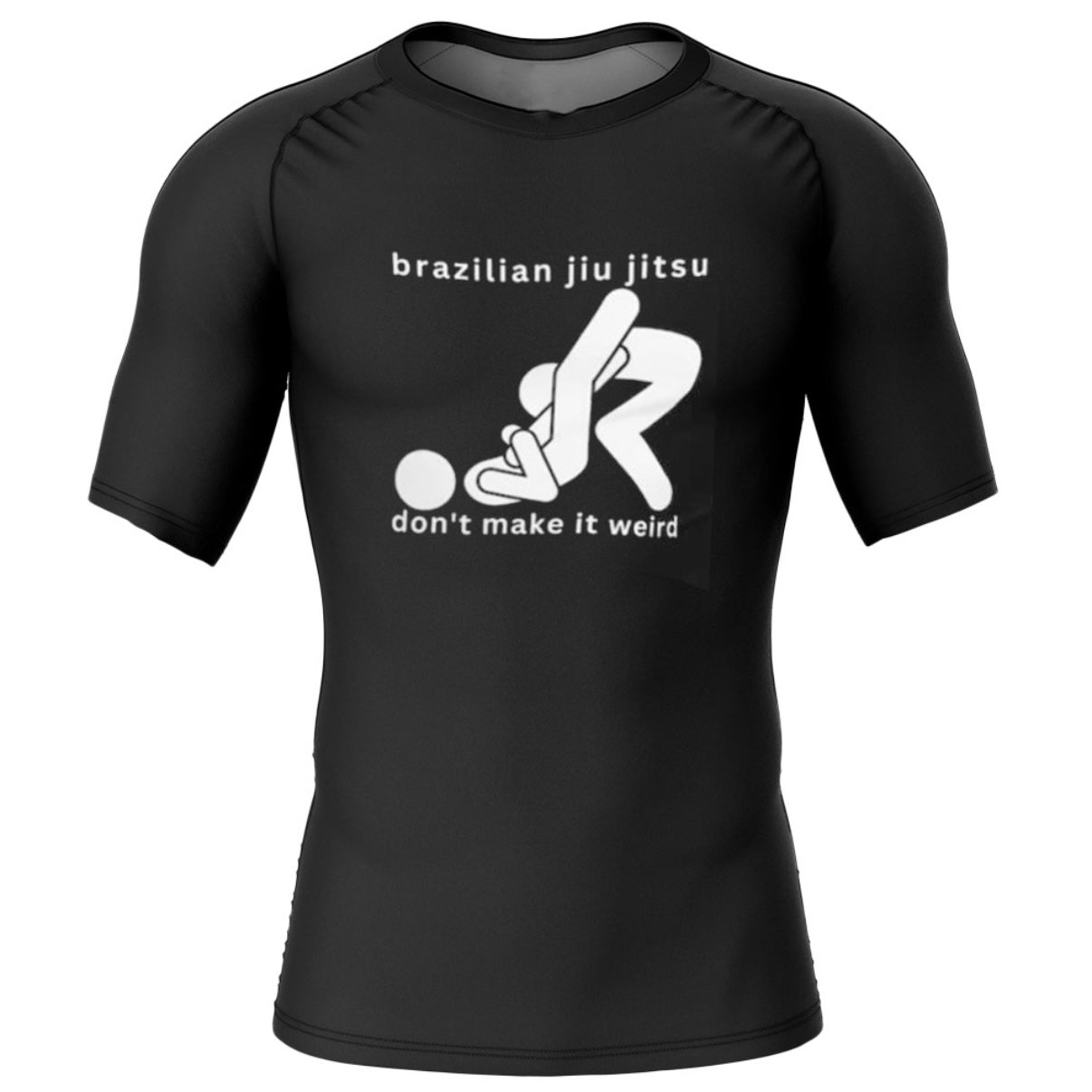 BJJ Funny Premium Short Sleeve Rash Guard