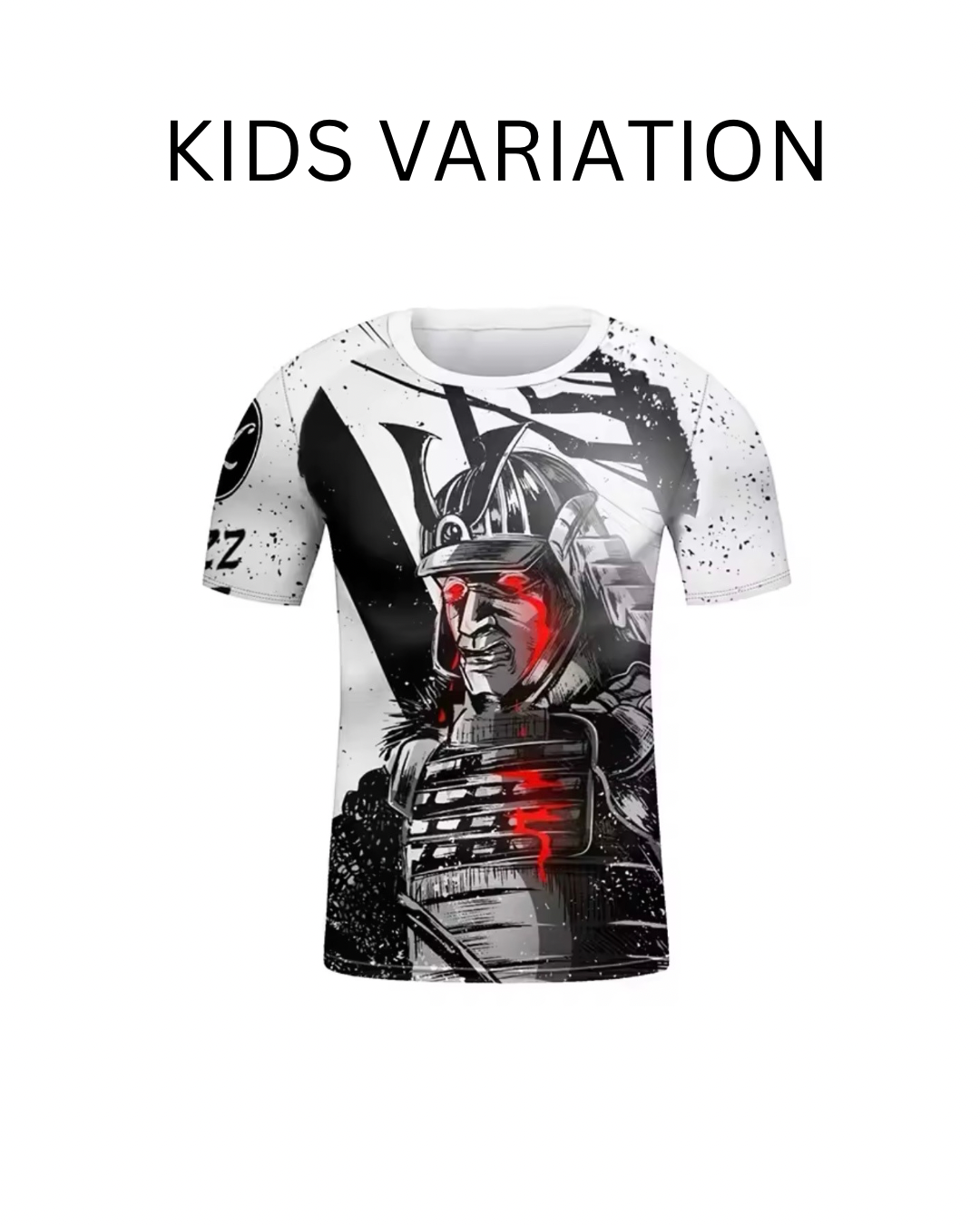 Samurai Warrior Premium BJJ / MMA Rash Guard - LONG & SHORT SLEEVE VARIATIONS