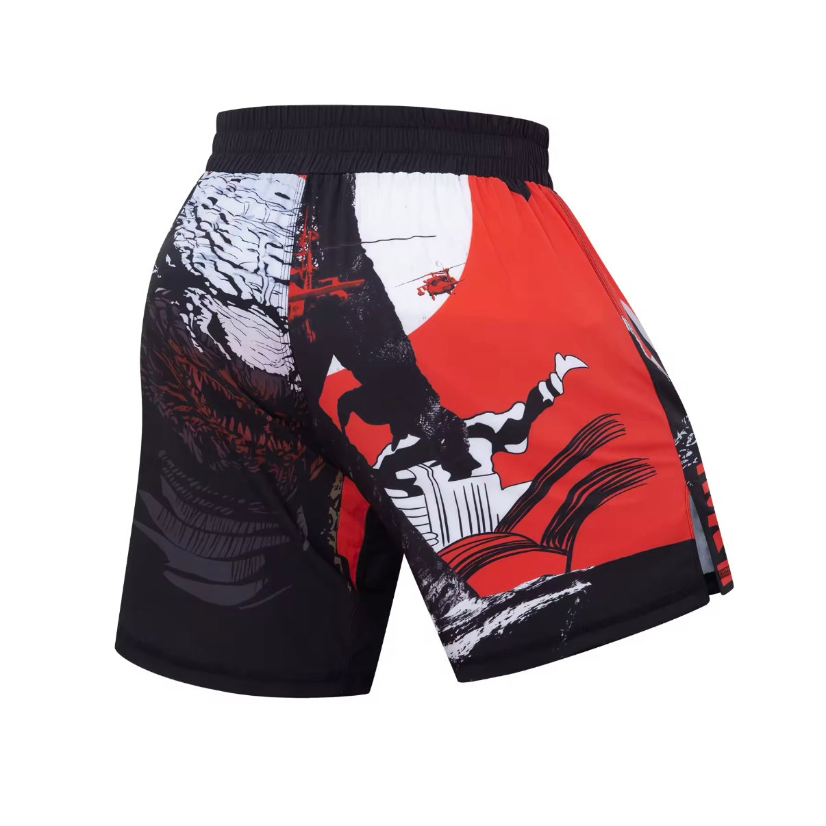 Godzilla Premium BJJ No Gi / MMA Set. Rash Guard, Shorts & Spats