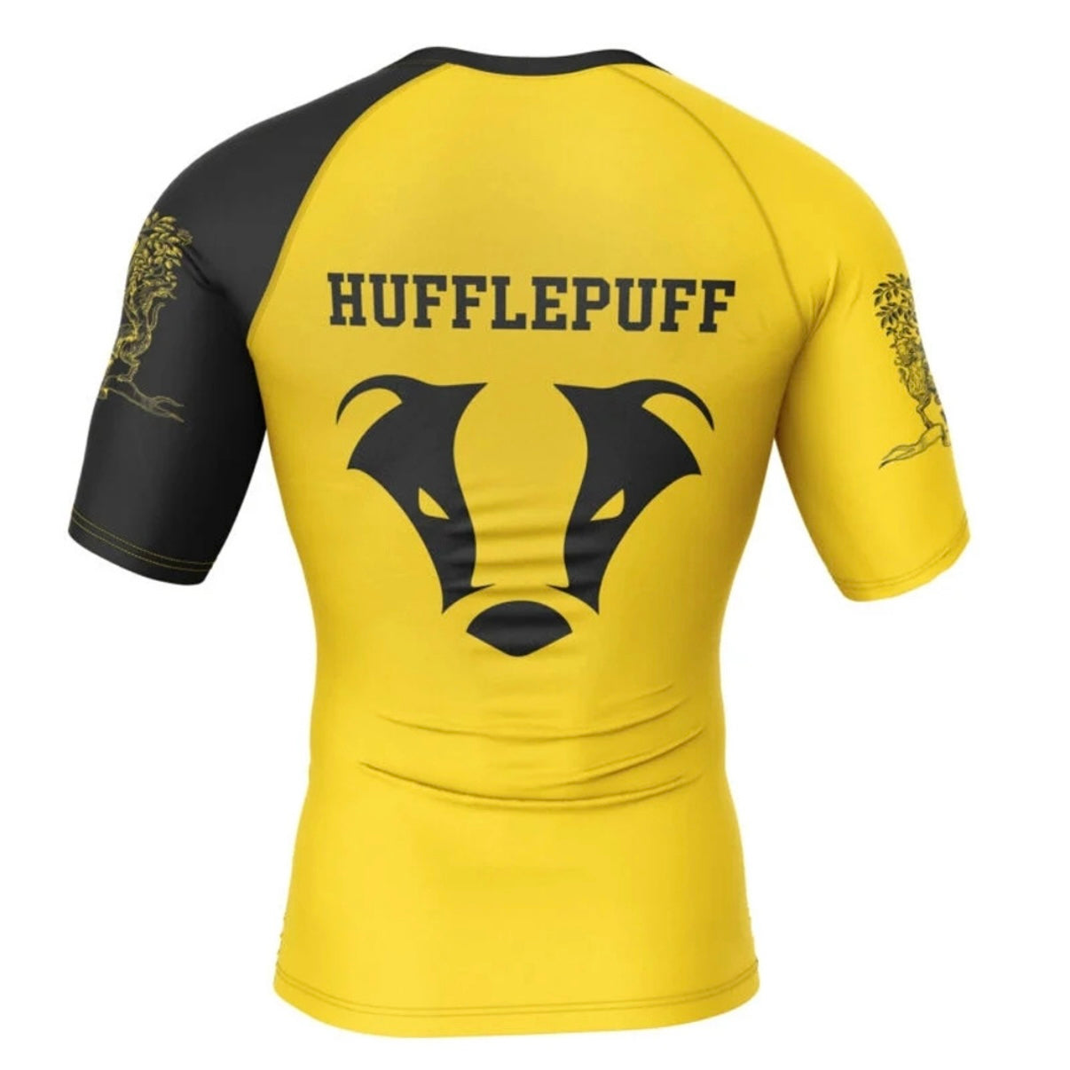 Hogwarts Hufflepuff Premium Short Sleeve Rash Guard