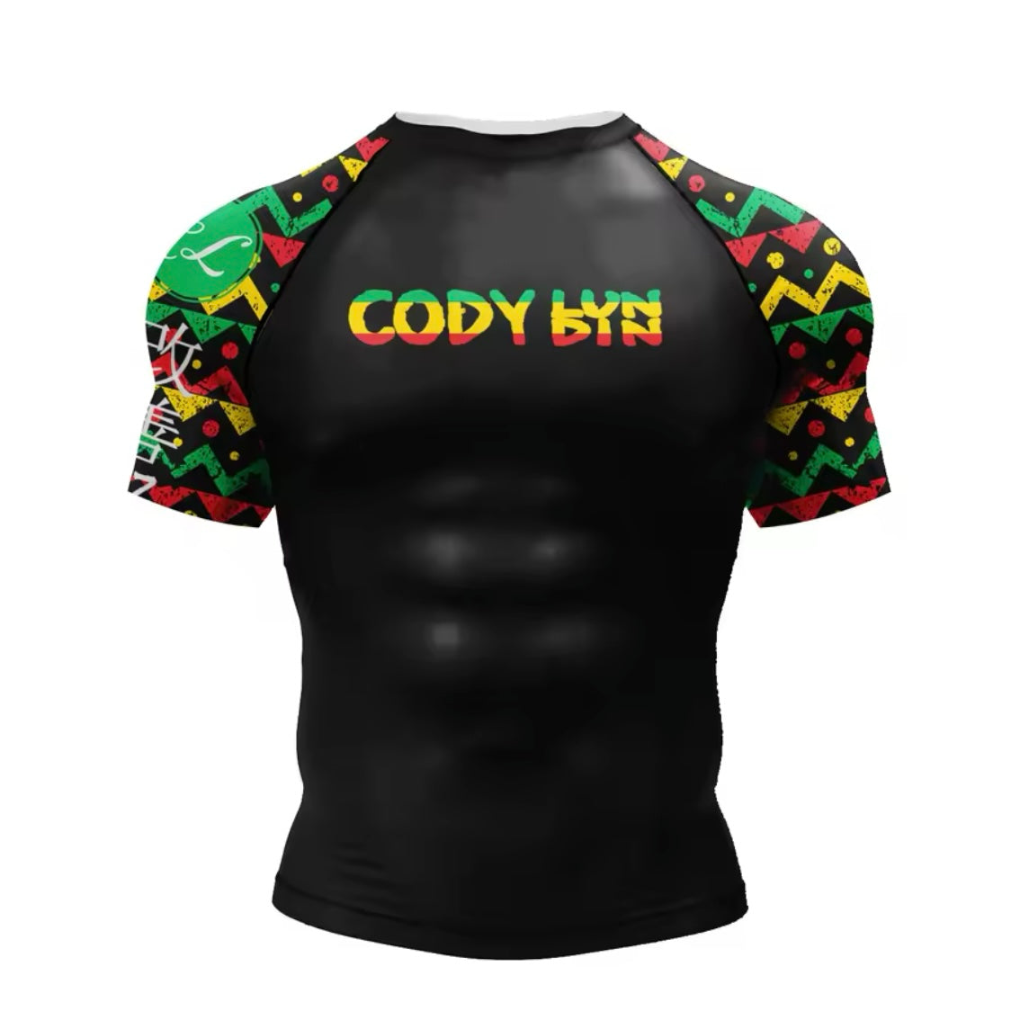 Reggae Premium BJJ No Gi / MMA Set. Rash Guard, Shorts & Spats
