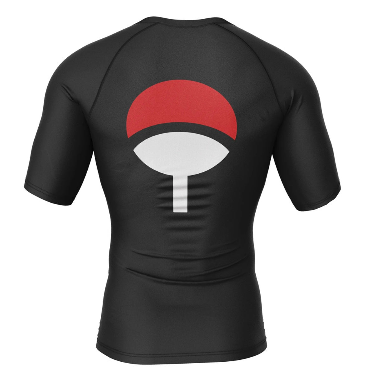 Naruto Black Uchiha Clan Premium Short Sleeve Rash Guard