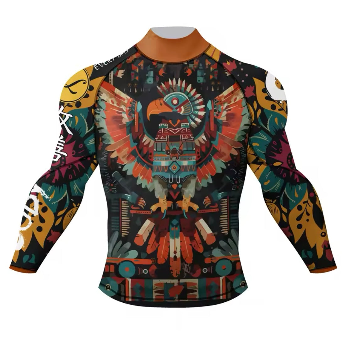 Bird Roller Premium High Neck BJJ No Gi / MMA Set. Rash Guard, Shorts & Spats