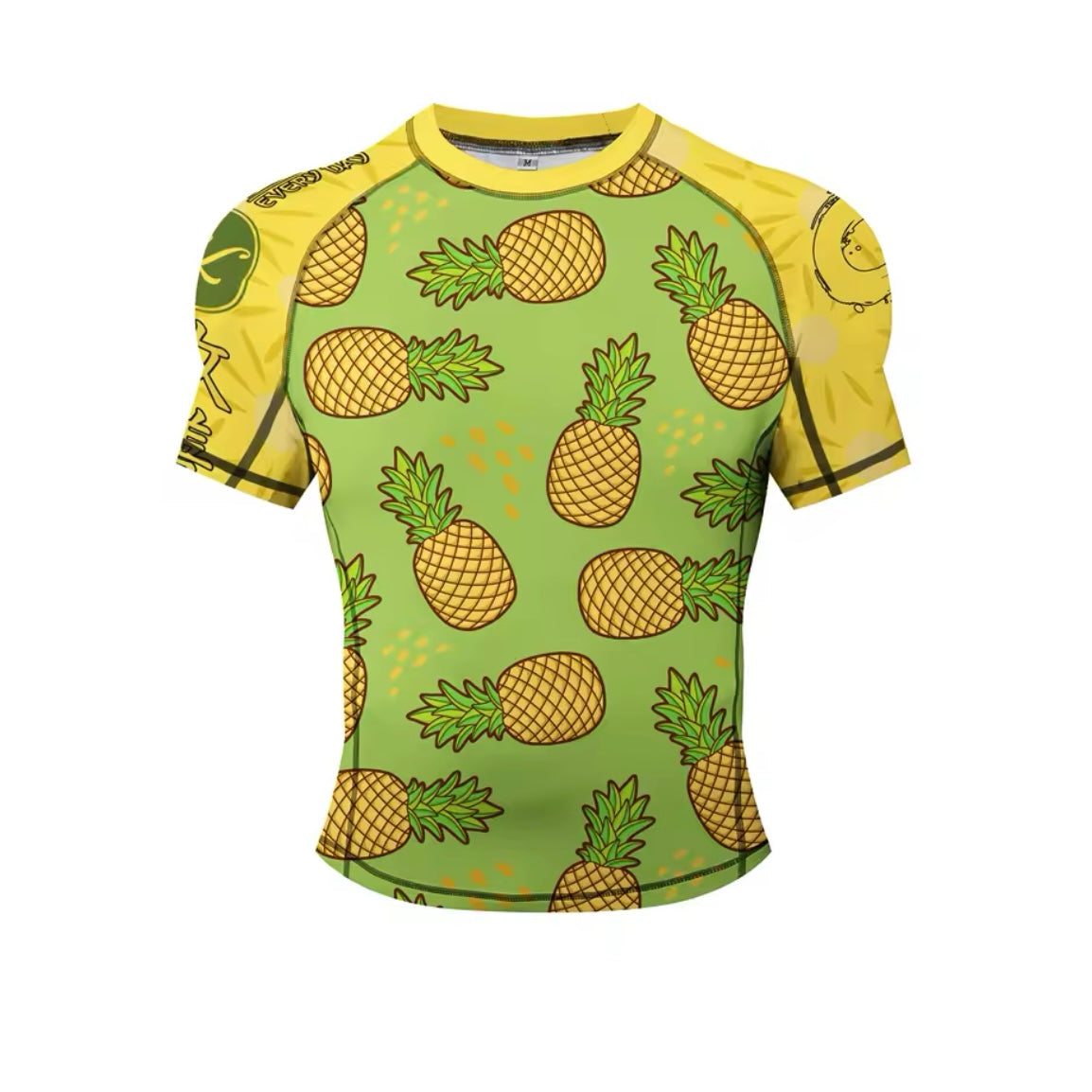 Pineapple Premium BJJ No Gi / MMA Set. Rash Guard, Shorts & Spats