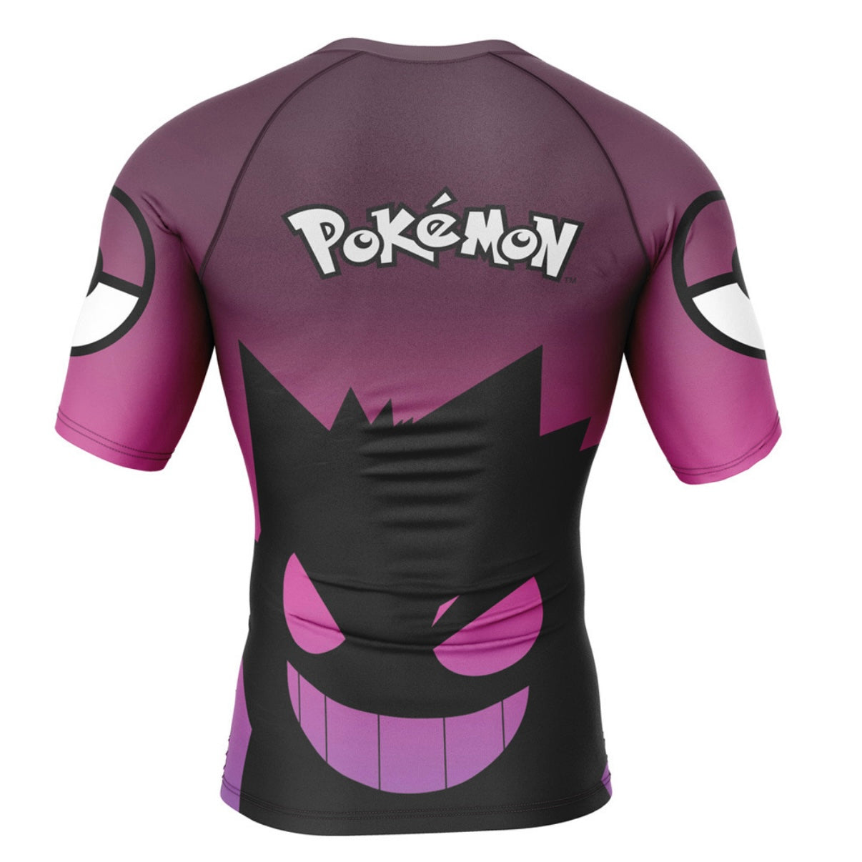 Pokemon Gengar Shadow Premium Short Sleeve Rash Guard