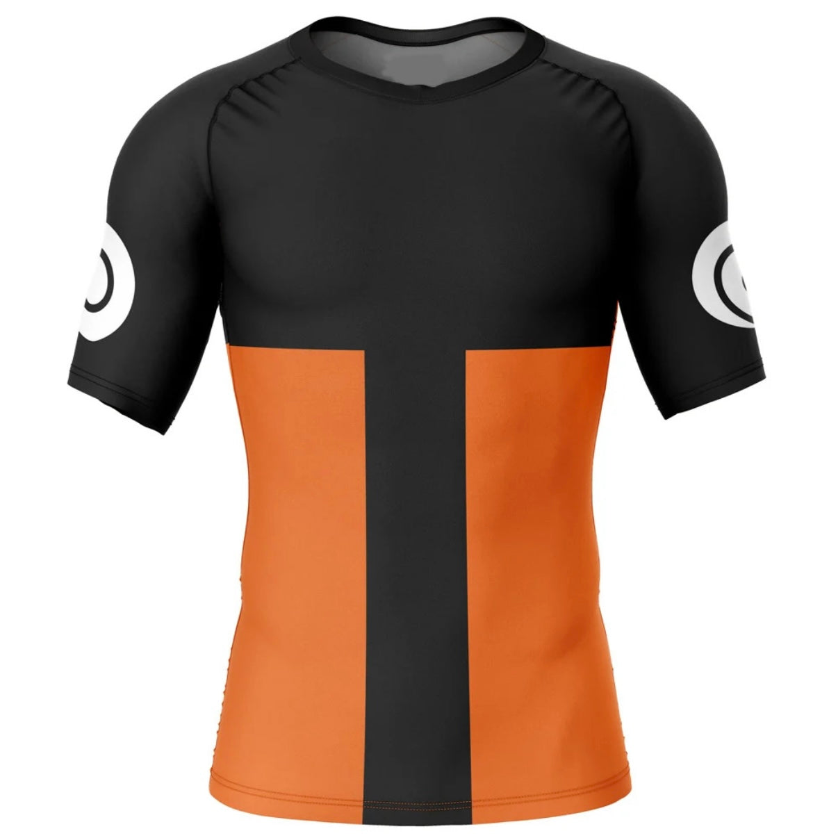 Naruto Uzumaki White Symbol Premium Rash Guard - LONG OR SHORT SLEEVE