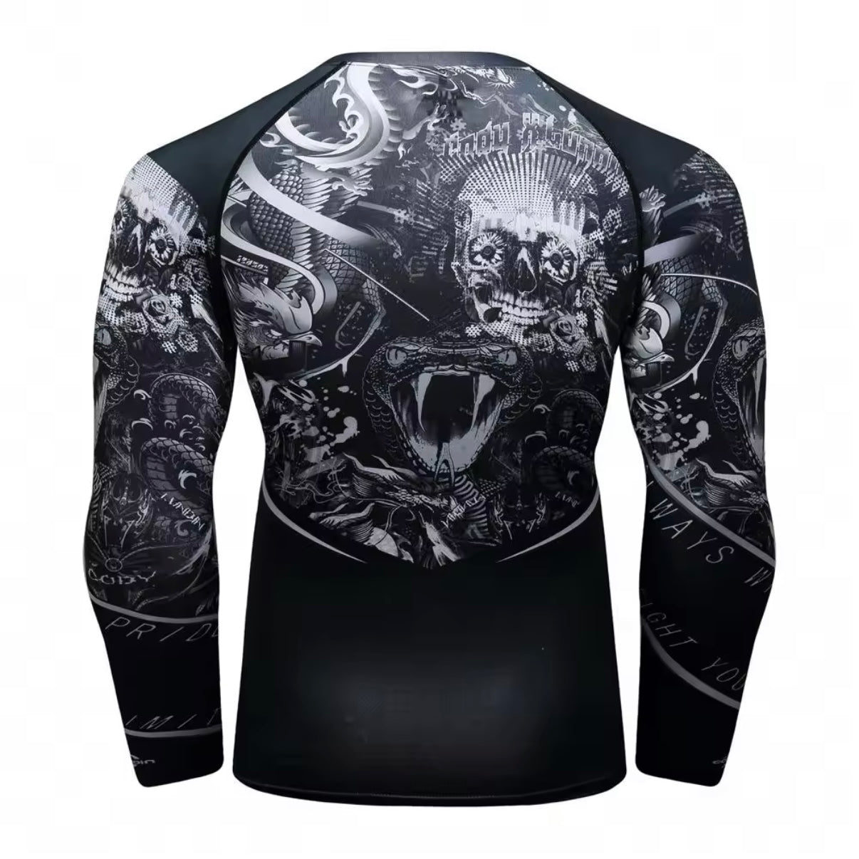 Venom & Death Premium BJJ No Gi / MMA Set. Rash Guard, Shorts & Spats