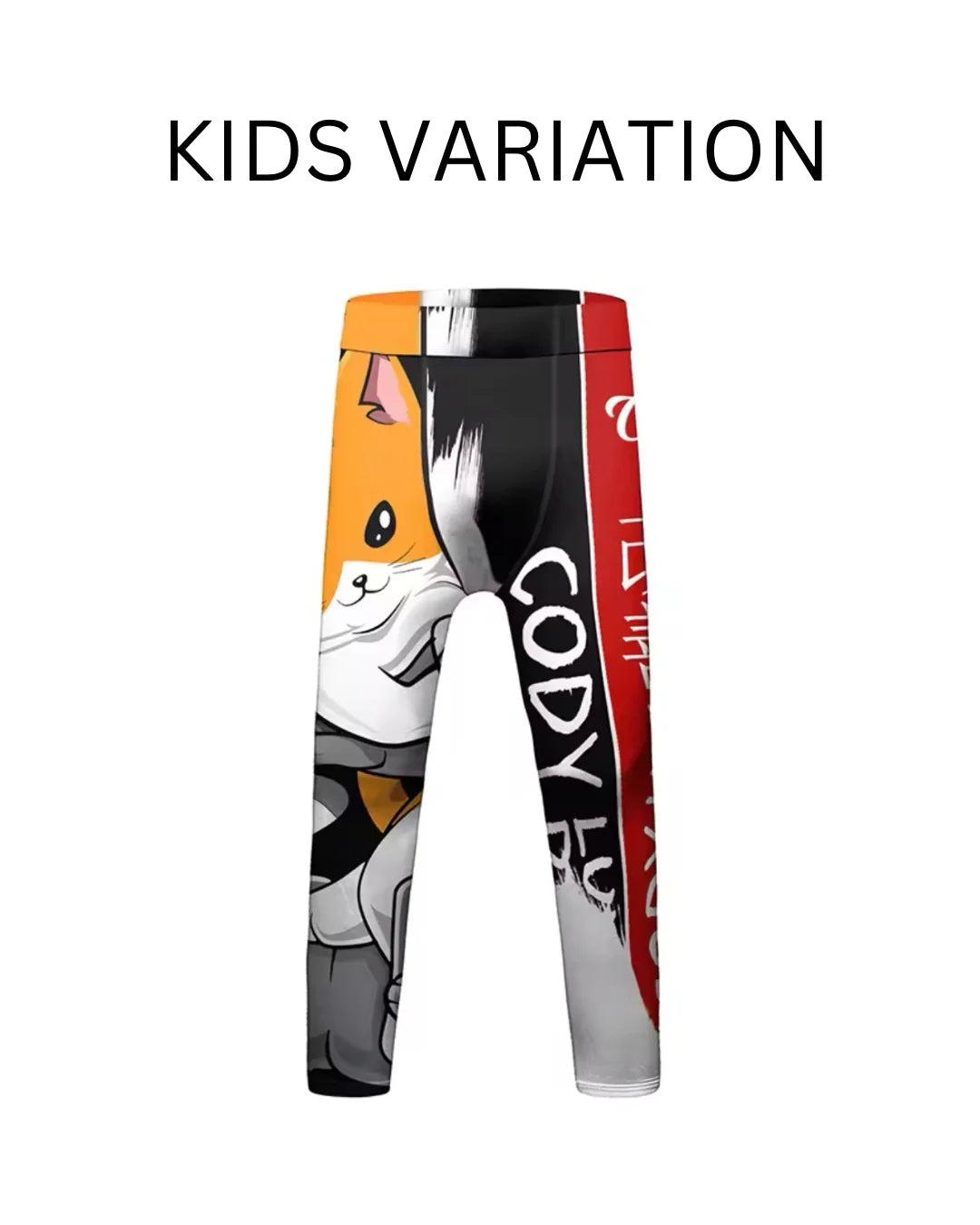 Cat Premium Compression Spats for BJJ, MMA, Wrestling, CrossFit, Yoga, Running, Cycling, and More