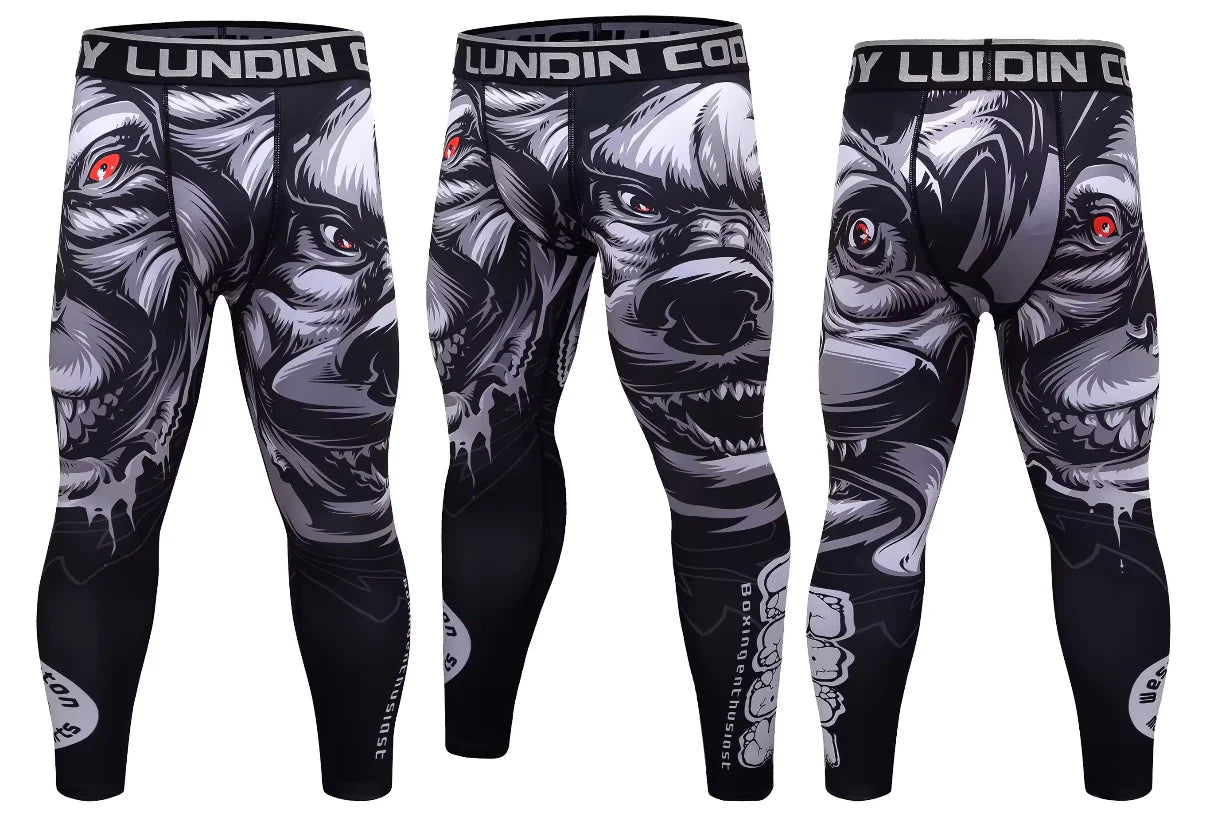 Dog Premium Compression Spats For BJJ, MMA, Wrestling, CrossFit, Yoga, Running, Cycling, and More