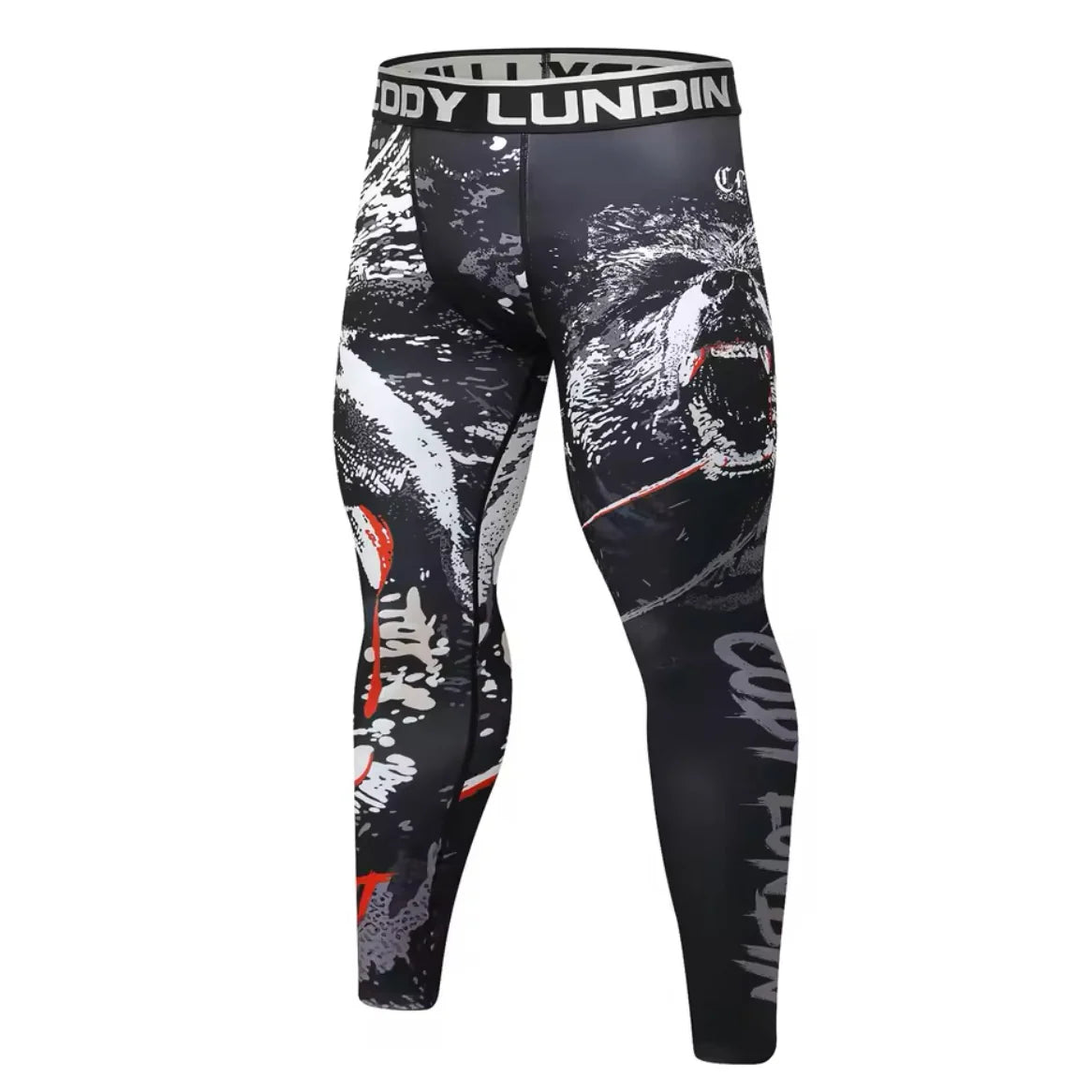 Bear Premium Compression Spats For BJJ, MMA, Wrestling, CrossFit, Yoga, Running, Cycling, and More