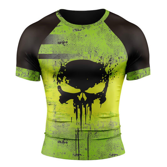 Punisher Premium Short Sleeve Rash Guard