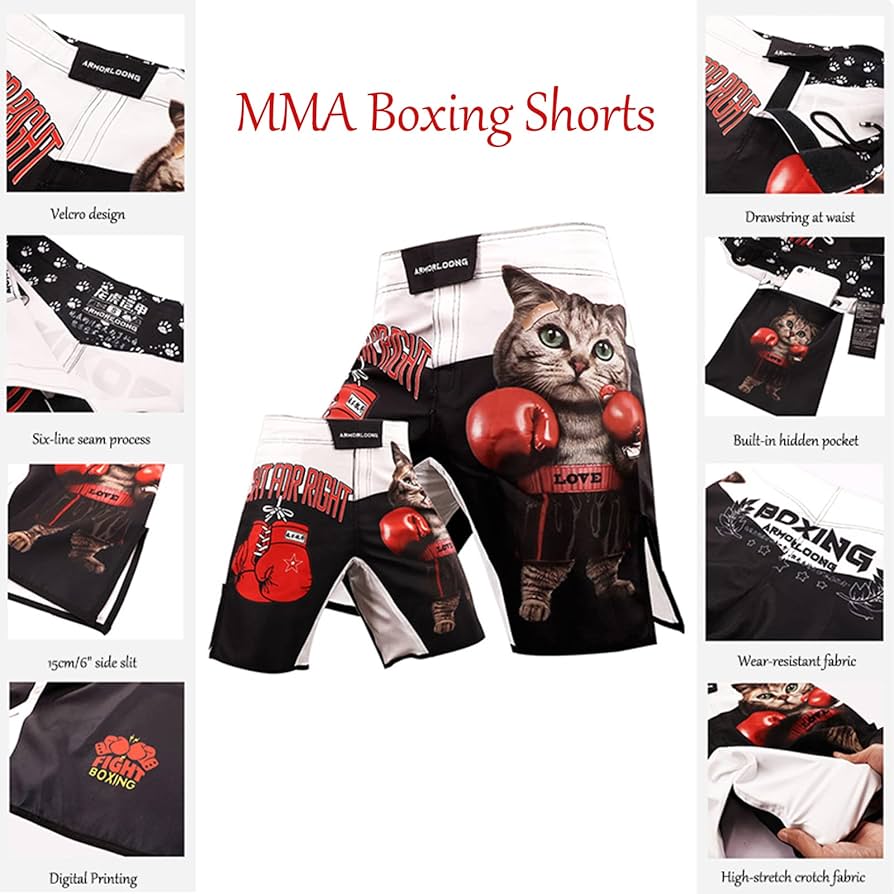 Fighting Cat Premium MMA Shorts