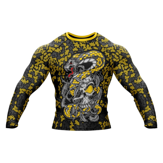 Snake Skull Rash Guard - LONG OR SHORT SLEEVE