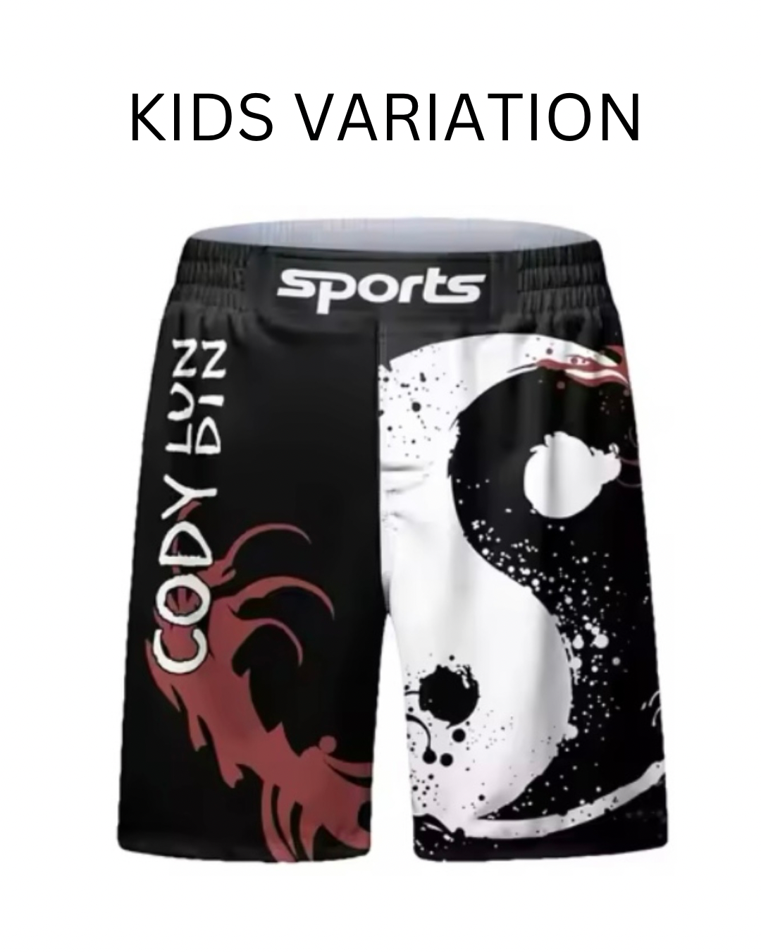 Yin Yang Premium BJJ No Gi / MMA Set. Rash Guard, Shorts & Spats