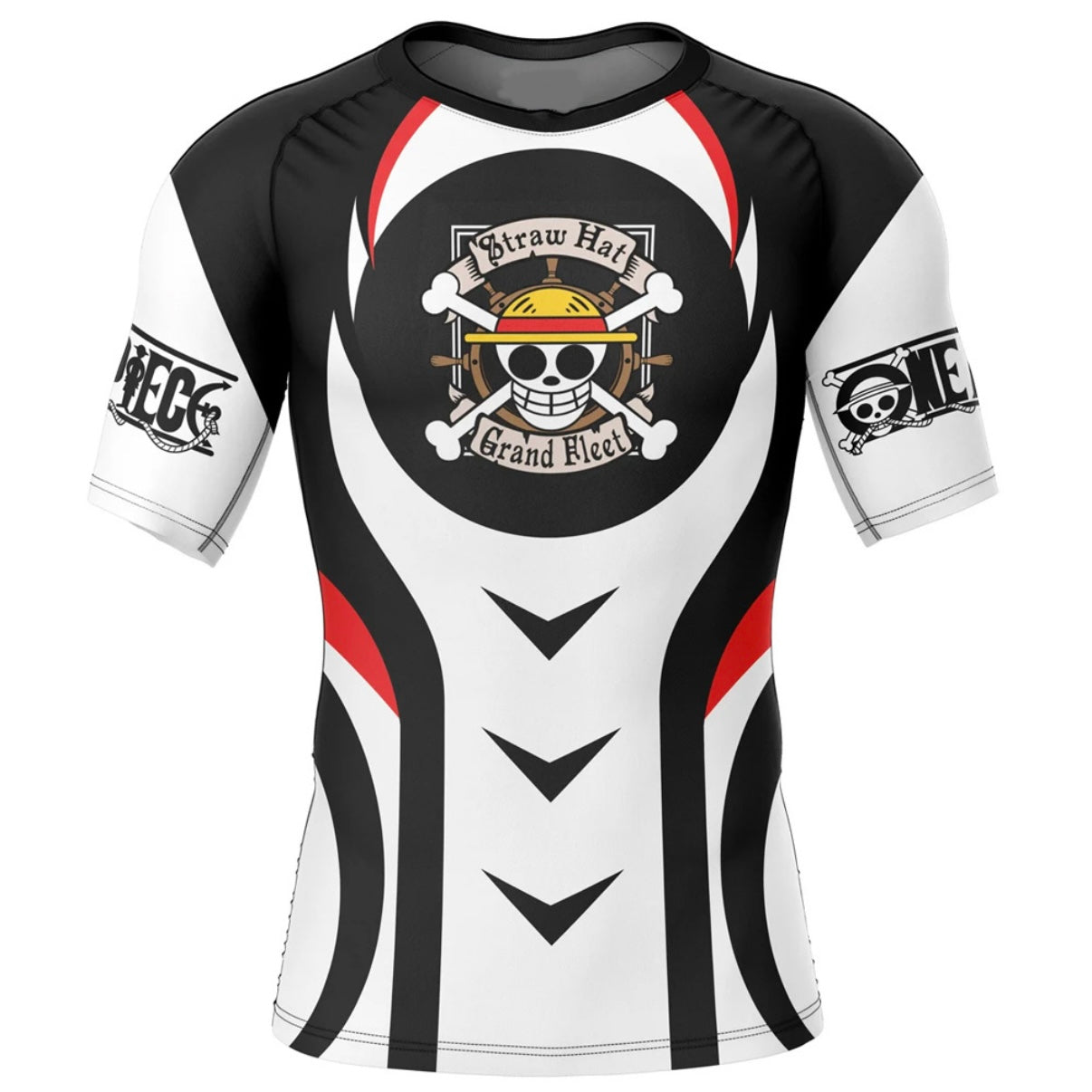 One Piece Straw Hat Premium Rash Guard - LONG OR SHORT SLEEVE