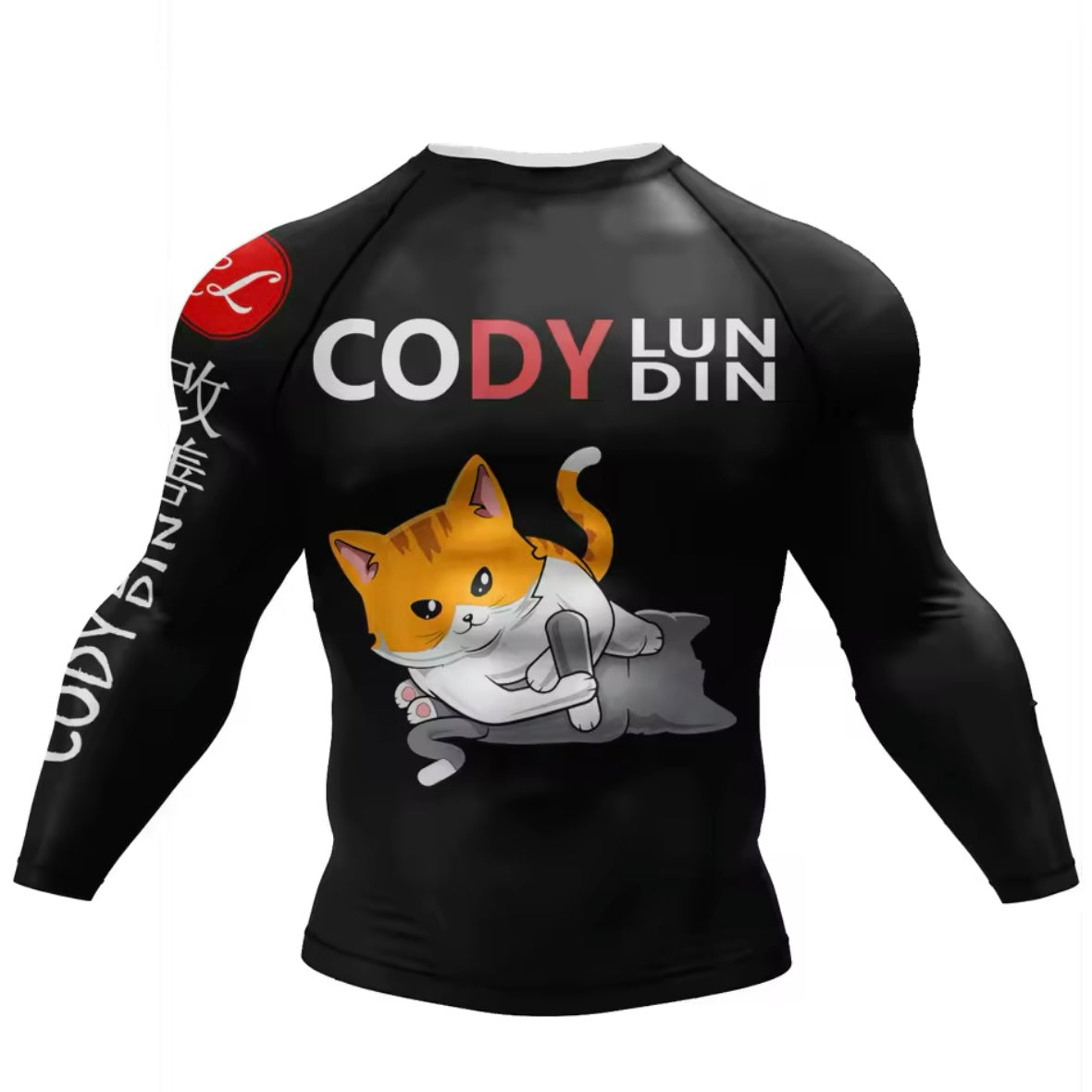 Cat Premium BJJ No Gi / MMA Set. Rash Guard, Shorts & Spats