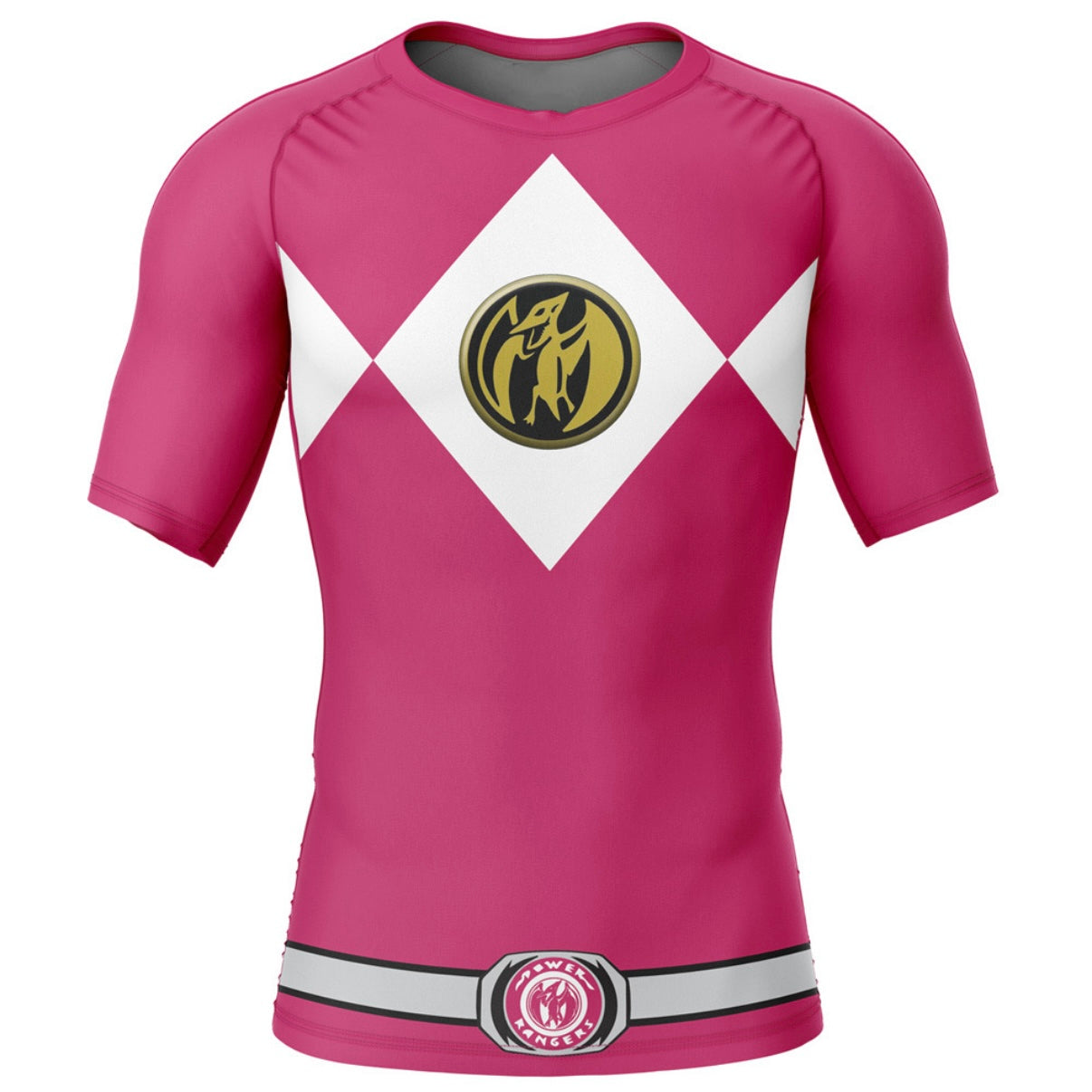 Pink Power Ranger Premium Rash Guard - LONG OR SHORT SLEEVE