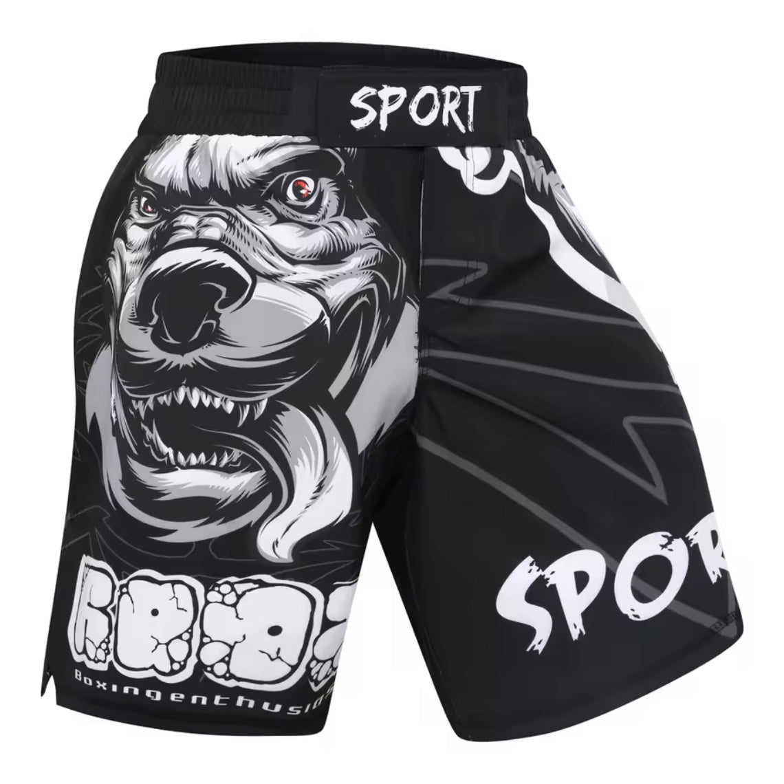 Dog Premium BJJ No Gi / MMA Set. Rash Guard, Shorts & Spats