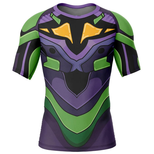 Evangelion Unit One Armor Premium Short Sleeve Rash Guard