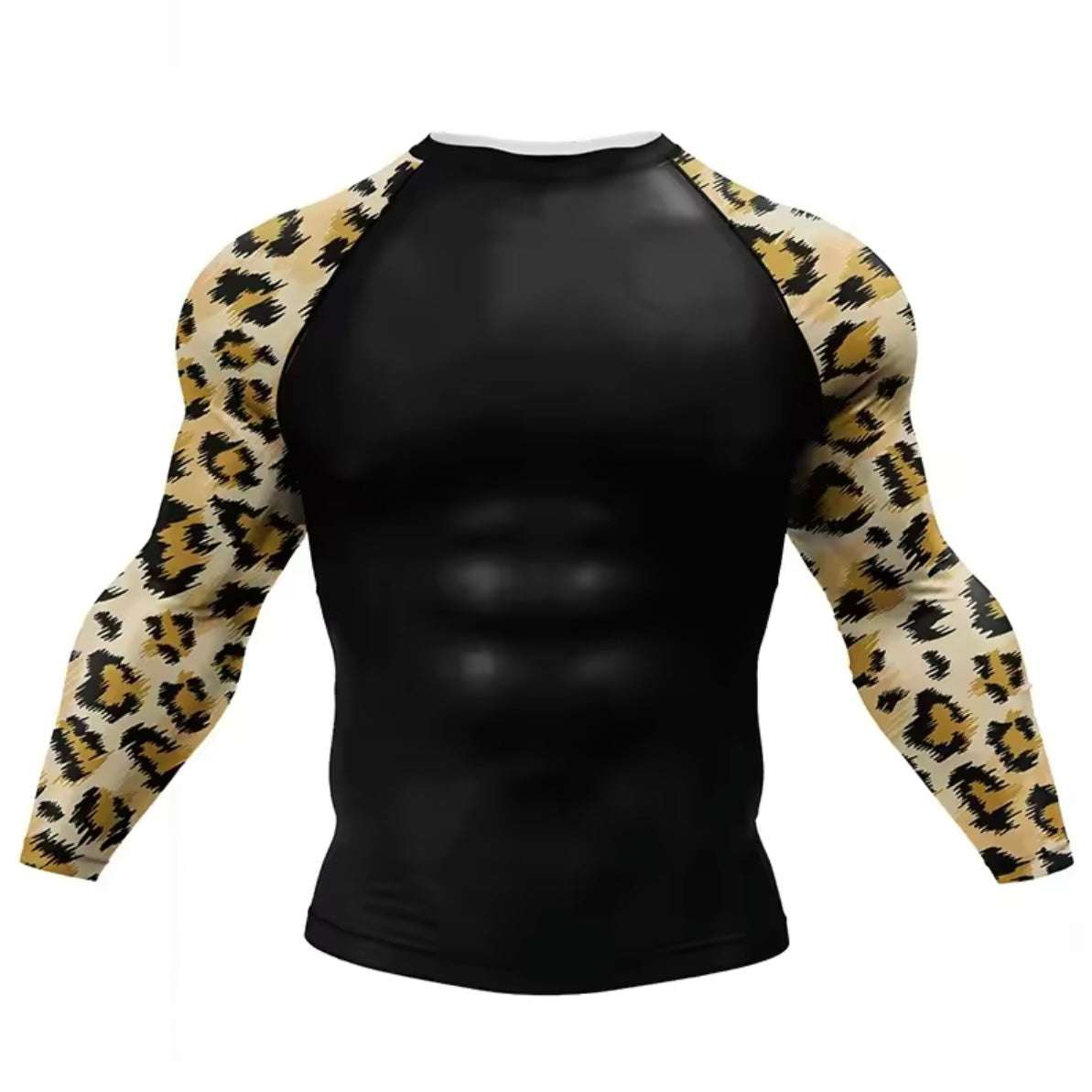 Leopard Premium BJJ No Gi / MMA Set. Rash Guard, Shorts & Spats