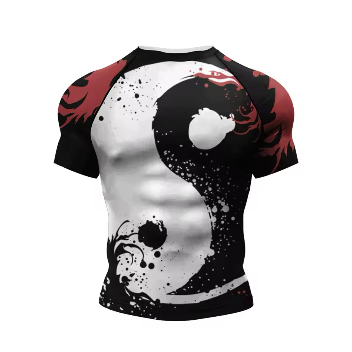 Yin Yang Premium BJJ No Gi / MMA Set. Rash Guard, Shorts & Spats