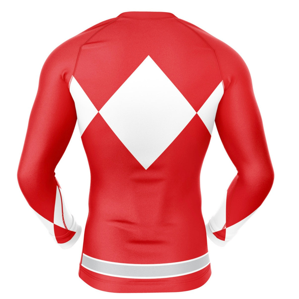 Red Power Ranger Premium Rash Guard - LONG OR SHORT SLEEVE