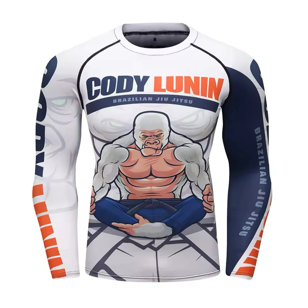 White Gorilla Premium BJJ / MMA Rash Guard - LONG & SHORT SLEEVE VARIATIONS