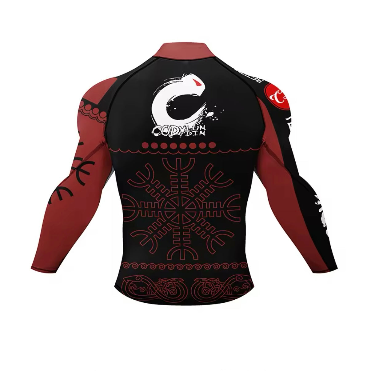 Viking Premium BJJ / MMA High Neck Rash Guard - LONG & SHORT SLEEVE VARIATIONS