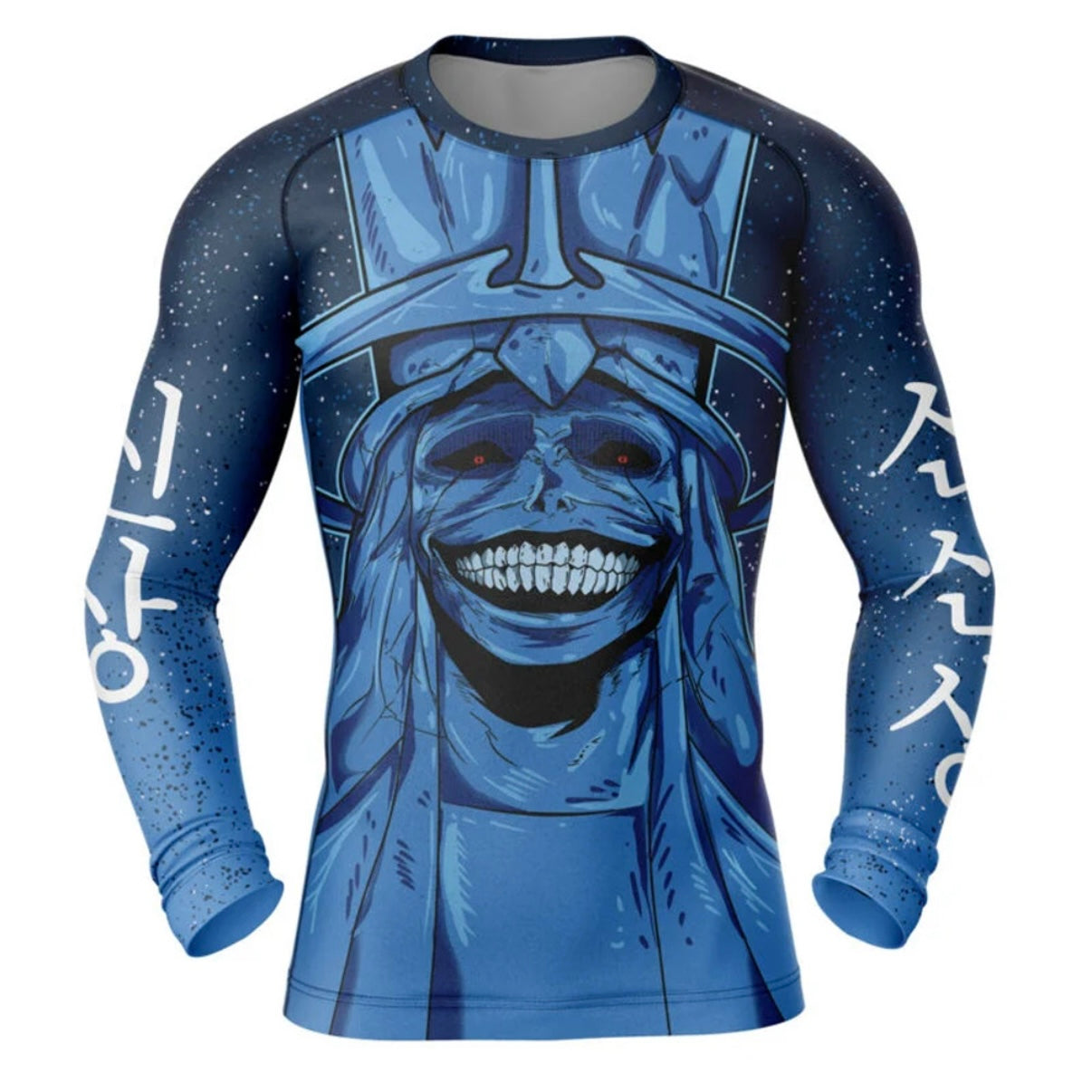 Solo Leveling Statue of God Premium Long Sleeve Rash Guard