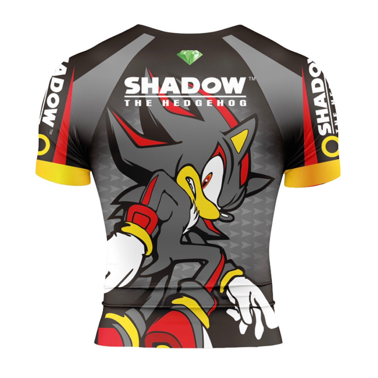 Shadow The Hedgehog Premium Short Sleeve Rash Guard