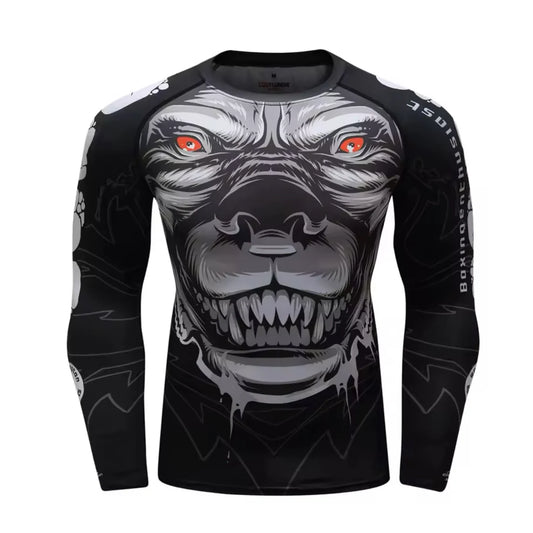 Dog Premium BJJ / MMA Rash Guard - LONG & SHORT SLEEVE VARIATIONS