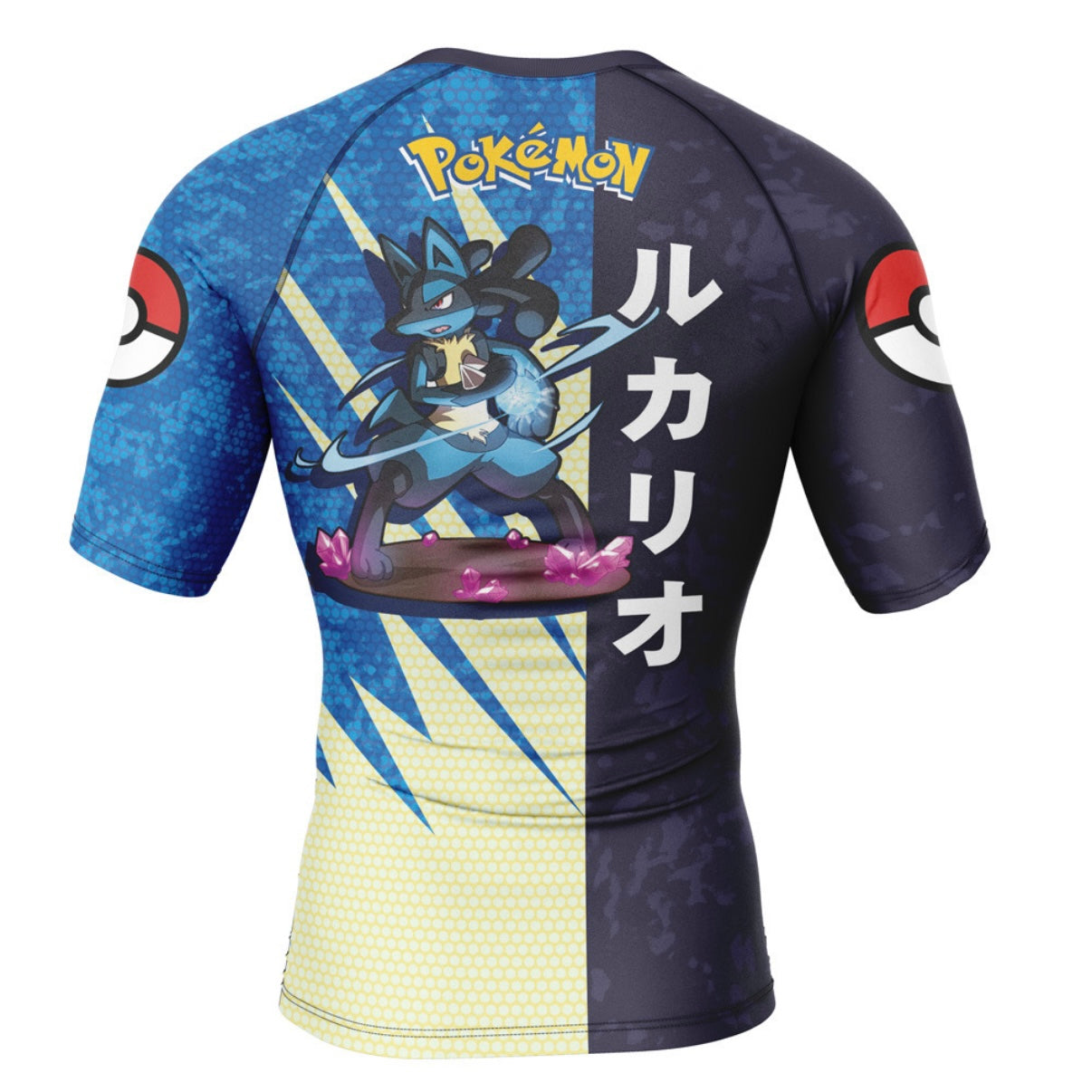 Pokemon Lucario Premium Short Sleeve Rash Guard