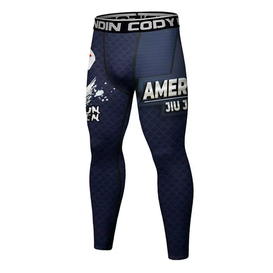 American Premium Compression Spats For BJJ, MMA, Wrestling, CrossFit, Yoga, Running, Cycling, and More