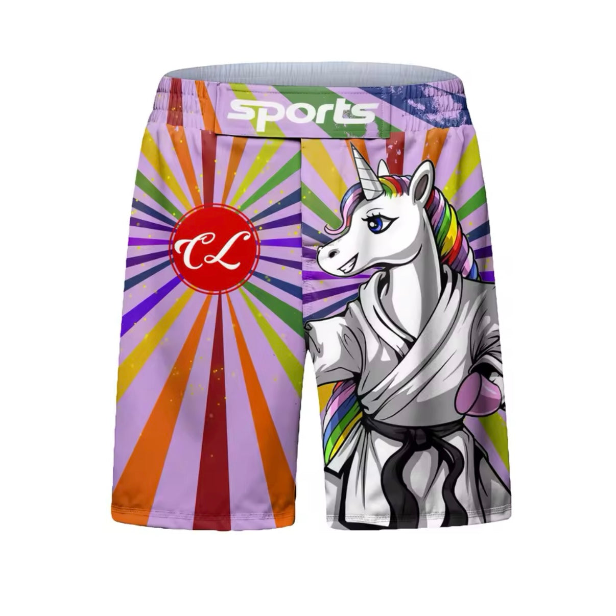 Unicorn Premium BJJ No Gi / MMA Set. Rash Guard, Shorts & Spats