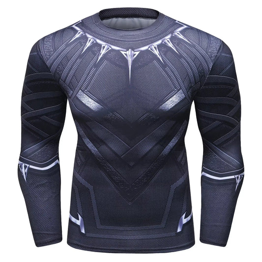 Black Panther Premium BJJ / MMA Rash Guard - LONG & SHORT SLEEVE VARIATIONS