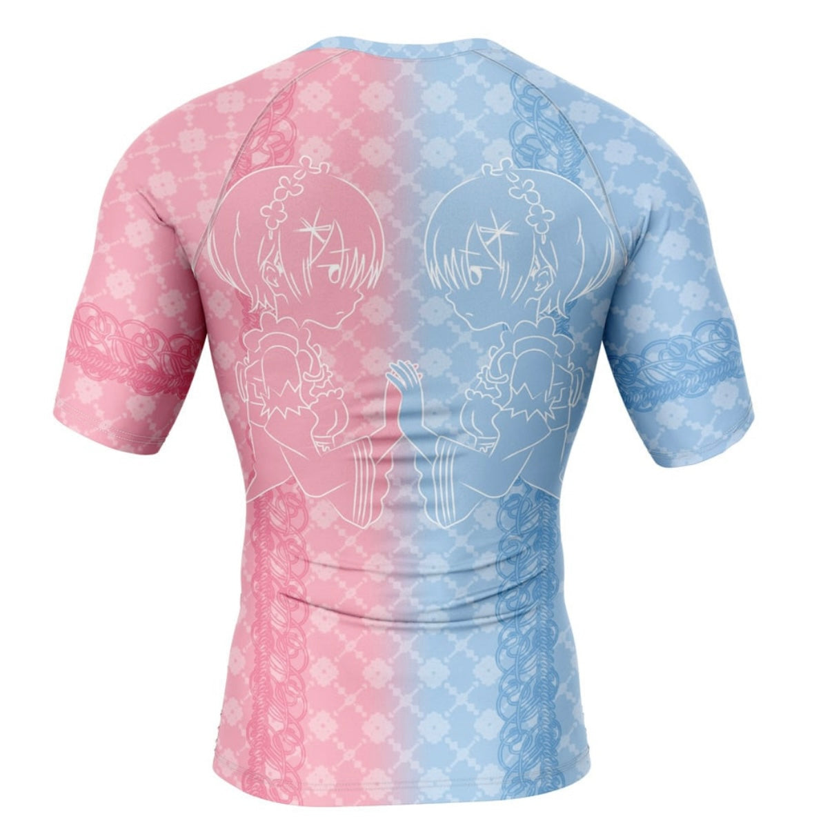 Re:Zero Rem And Ram Premium Short Sleeve Rash Guard