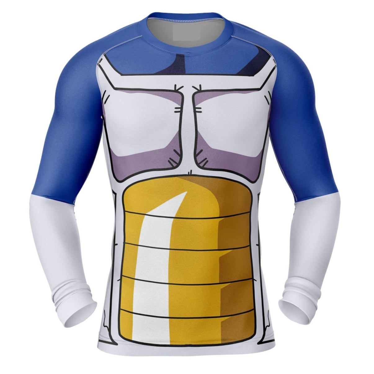 Dragon Ball Z Vegeta Suit Premium Rash Guard - LONG OR SHORT SLEEVE