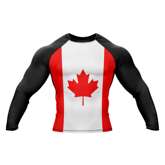 Canada Premium Rash Guard - LONG OR SHORT SLEEVE