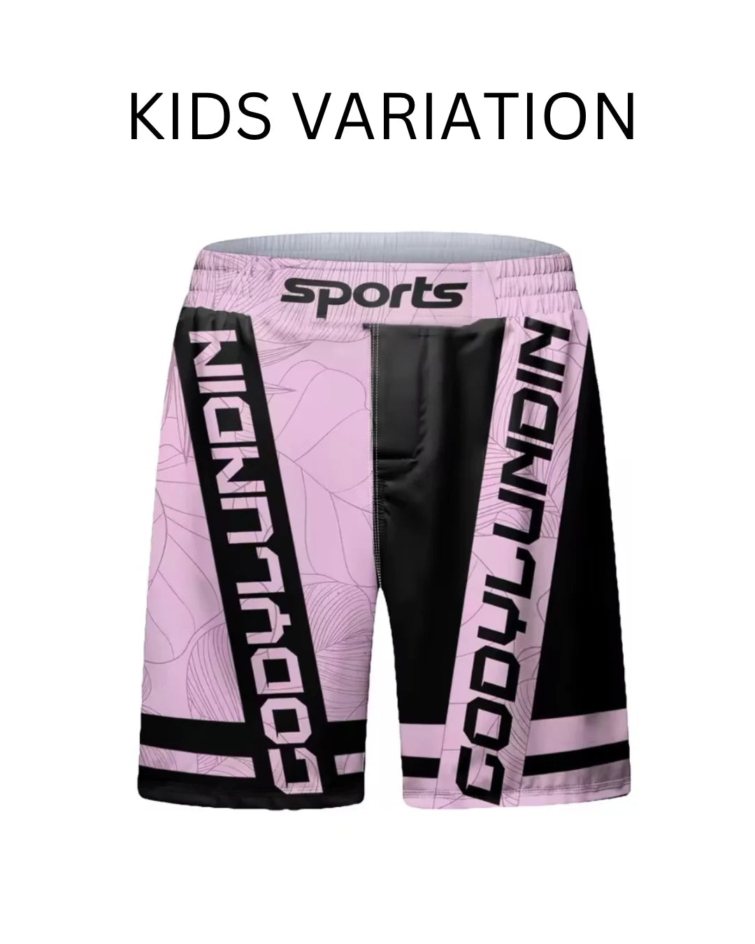 Black & Pink Premium BJJ No Gi / MMA Grappling Shorts
