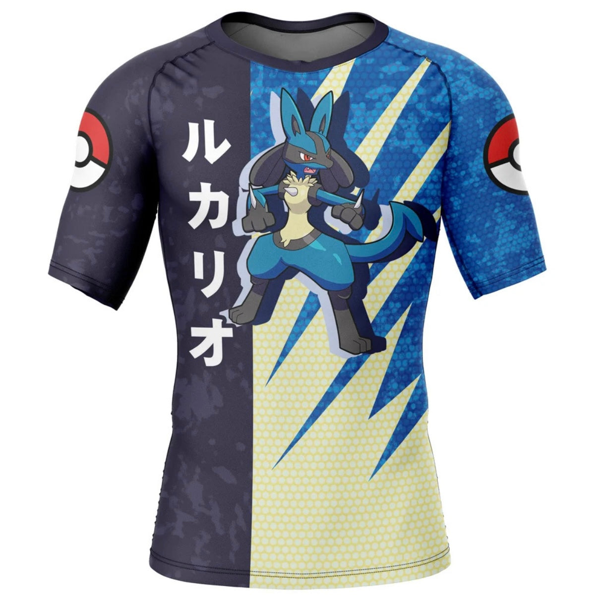 Pokemon Lucario Premium Short Sleeve Rash Guard