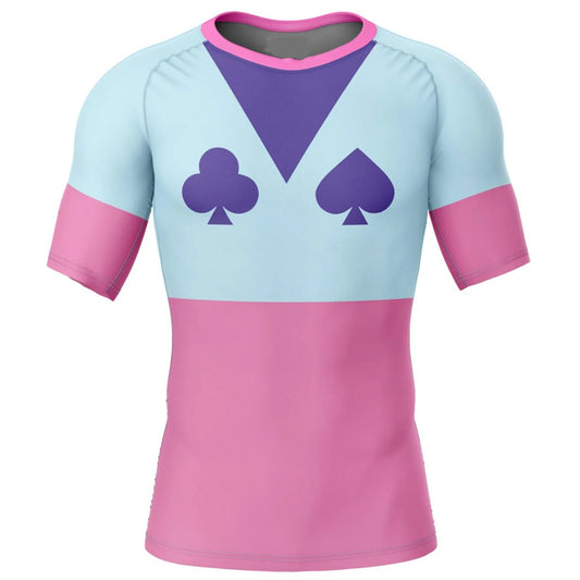 Hunter X Hunter Hisoka Premium Short Sleeve Rash Guard