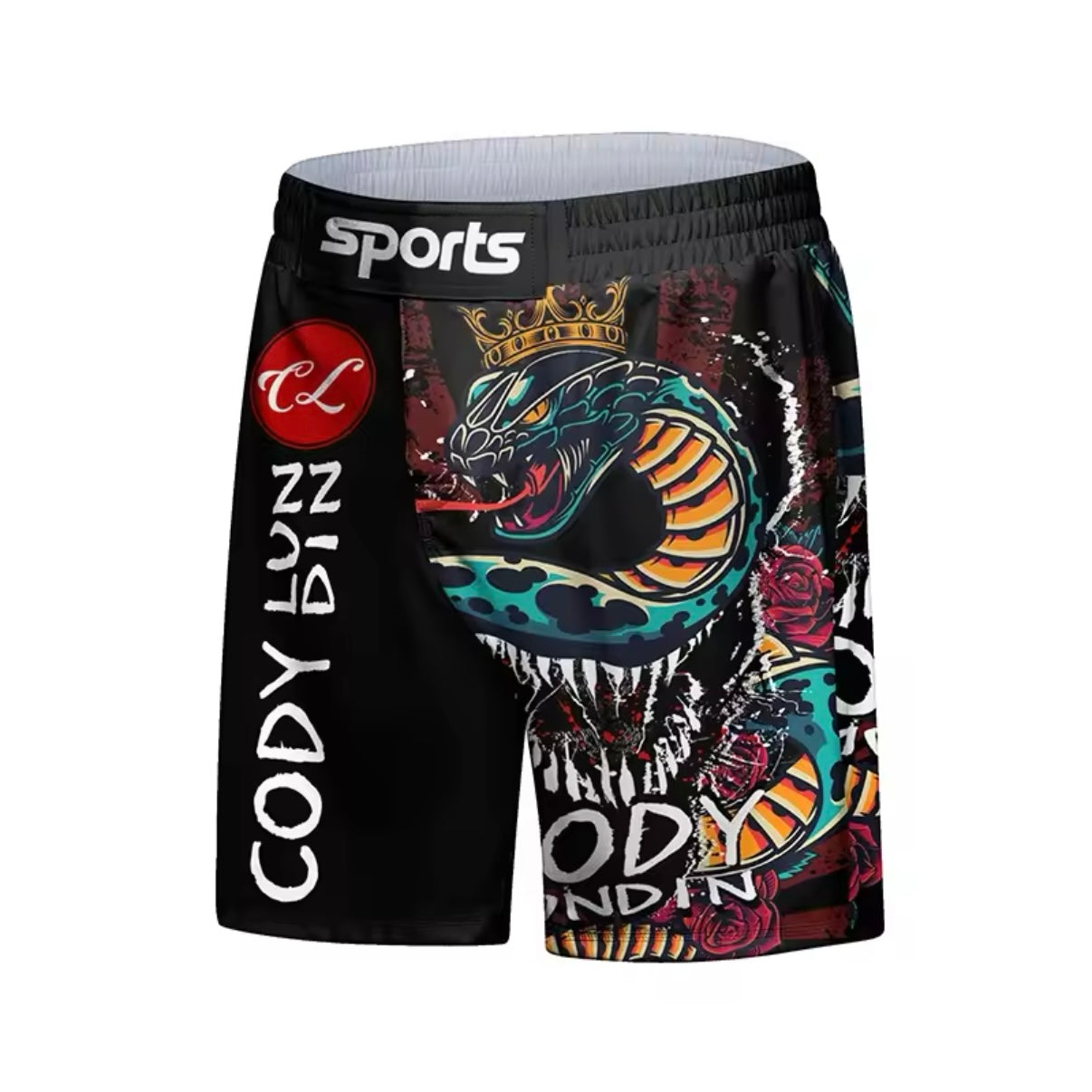 Snake King Premium BJJ No Gi / MMA Set. Rash Guard, Shorts & Spats