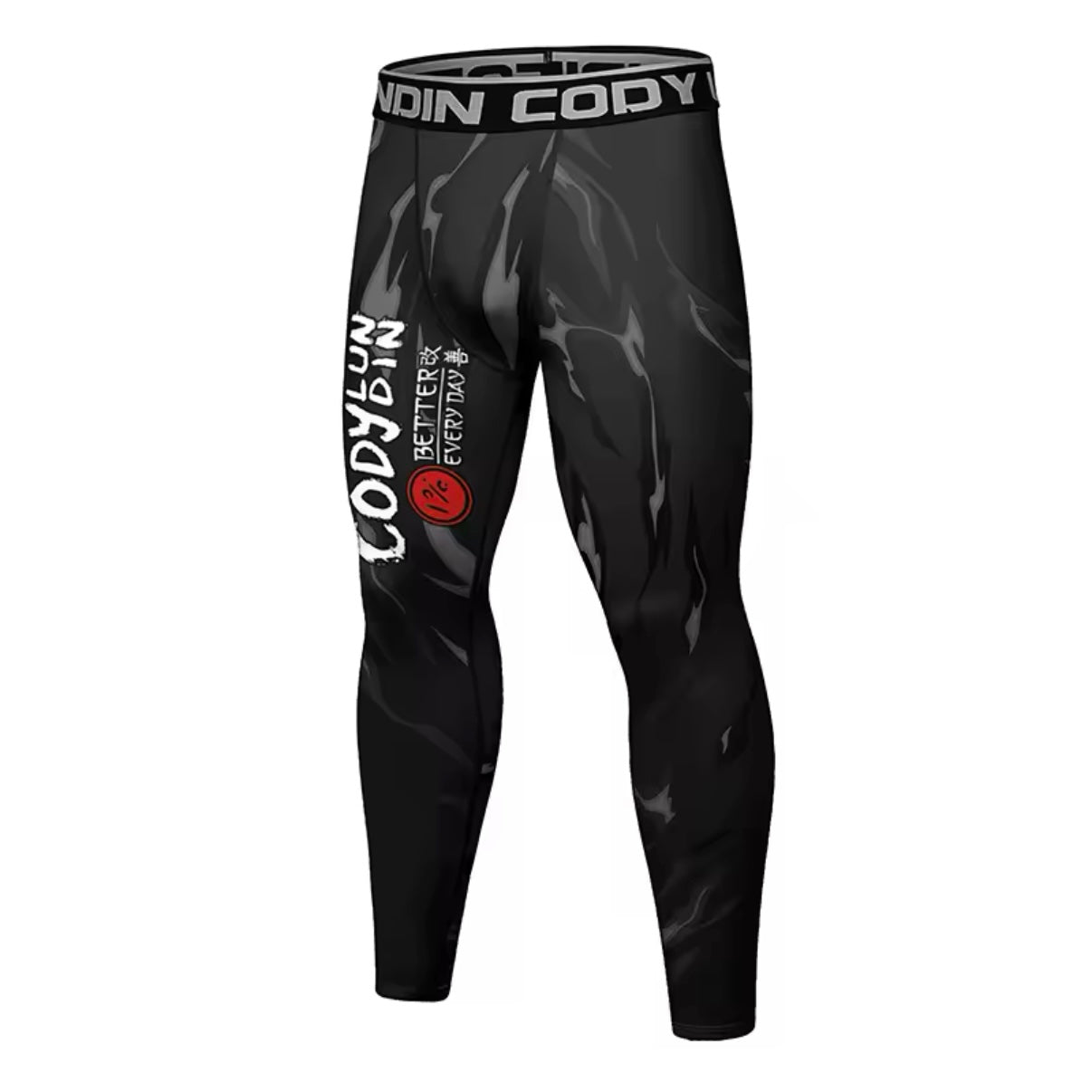 Always Injured Premium Compression Spats for BJJ, MMA, Wrestling, CrossFit, Yoga, Running, Cycling, and More