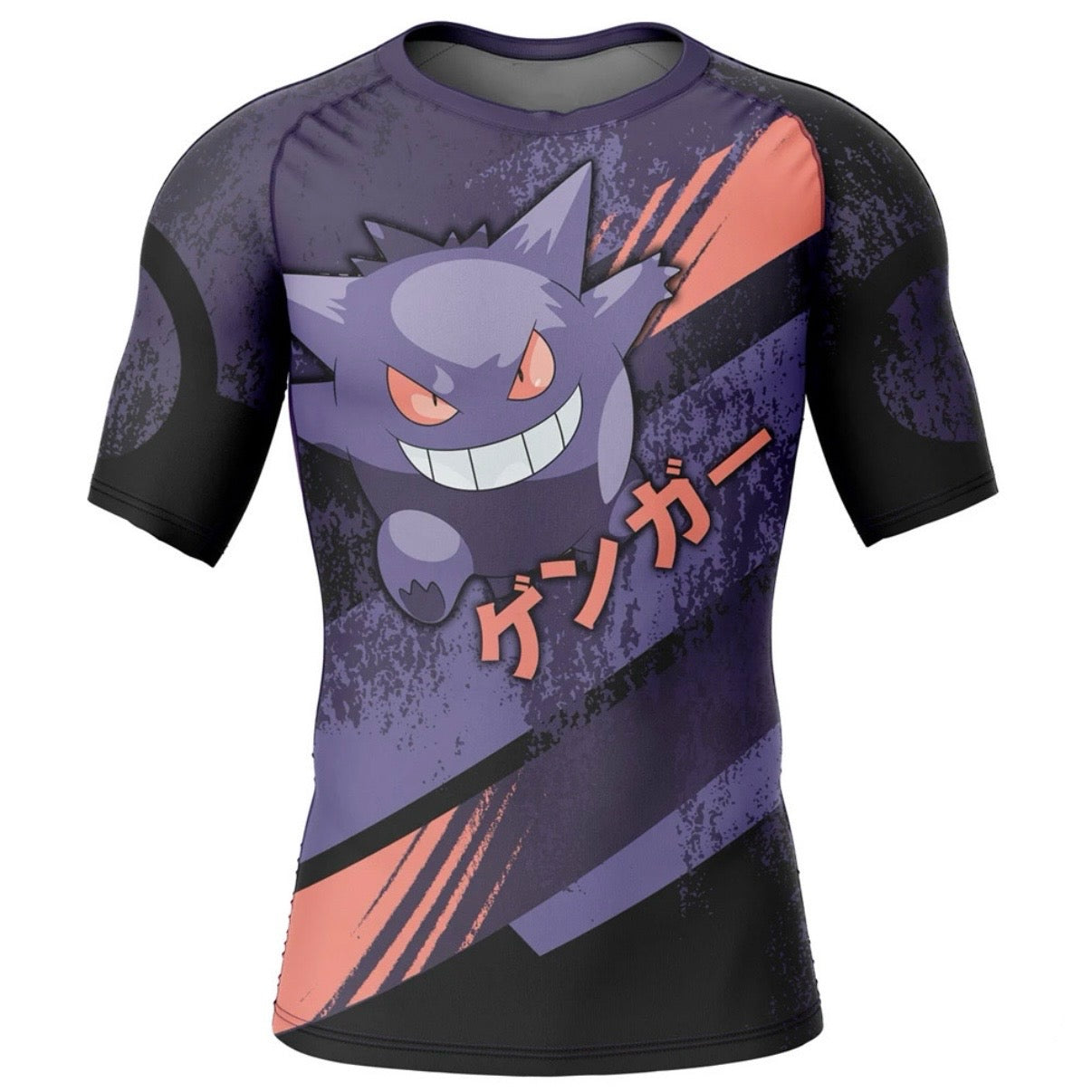 Pokemon Ghost Gengar Premium Short Sleeve Rash Guard