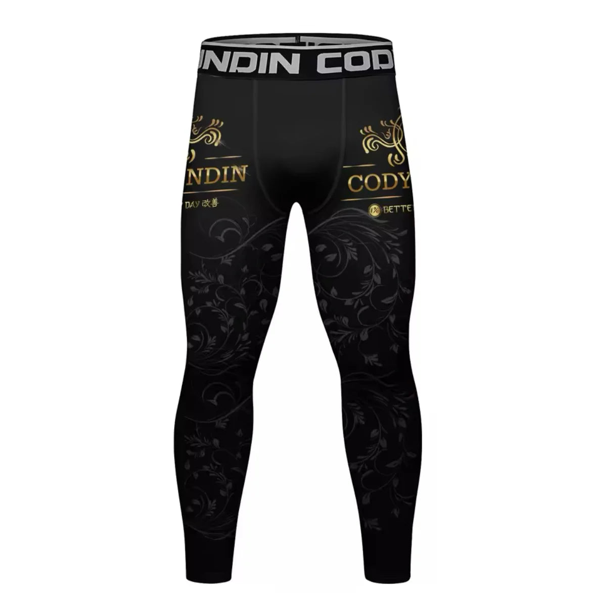 Black & Good Premium Compression Spats for BJJ, MMA, Wrestling, CrossFit, Yoga, Running, Cycling, and More